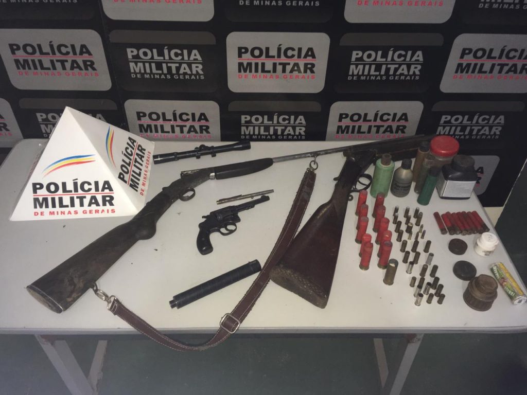 apreensão armas Manhumirim