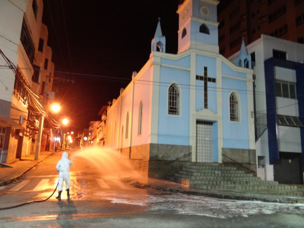 higienização Manhuaçu proteçao contra Covid-19