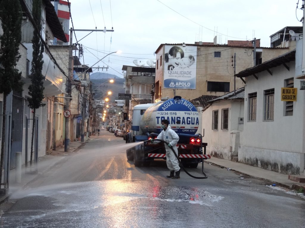 higienização Manhuaçu proteçao contra Covid-19