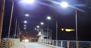 Manhuaçu nova proteção lateral e iluminação ponte Av Barao Rio Branco