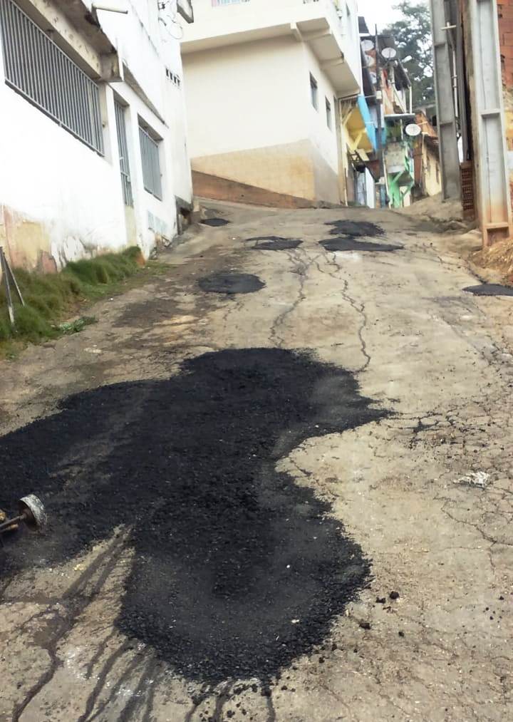 operação tapa-buracos B. São Vicente