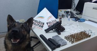 apreensão arma e drogas