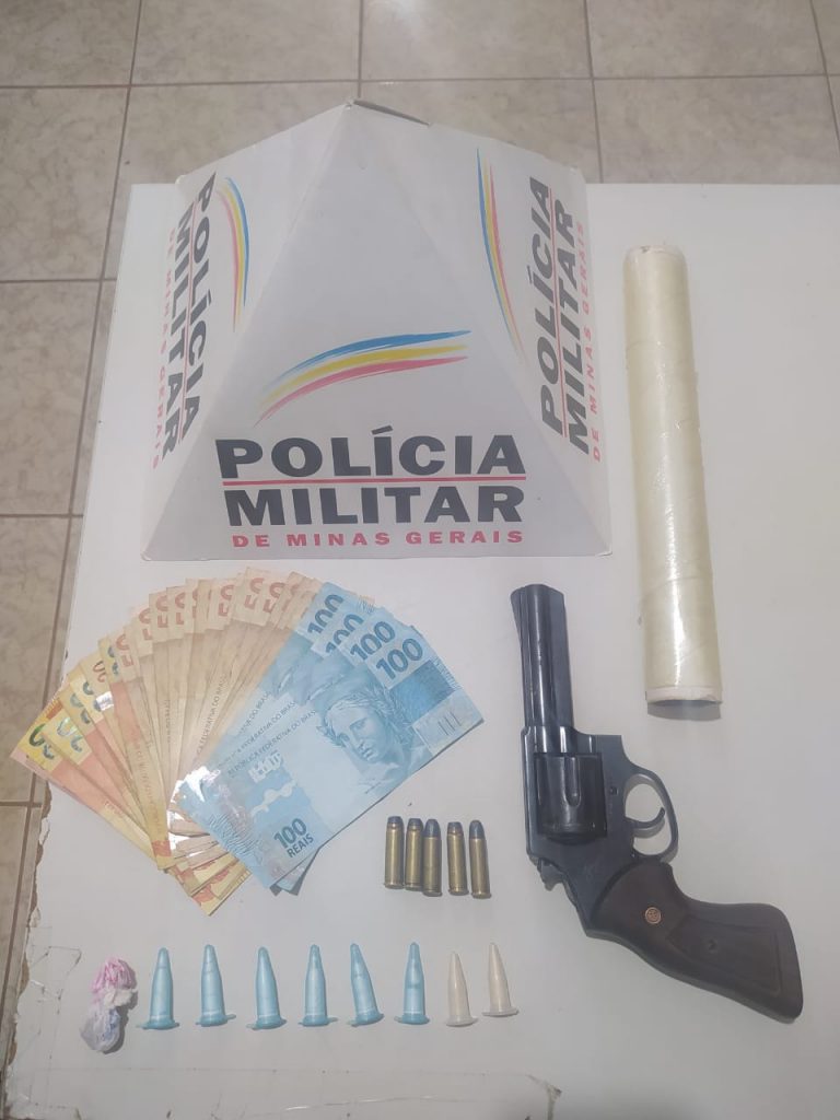 apreensao drogas armas munições dinheiro 