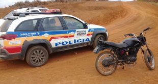 moto furtada encontrada PM