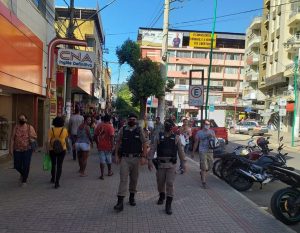 PM Black Friday policiamento Manhuaçu Centro