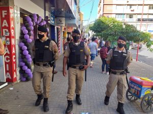 PM Black Friday policiamento Manhuaçu Centro