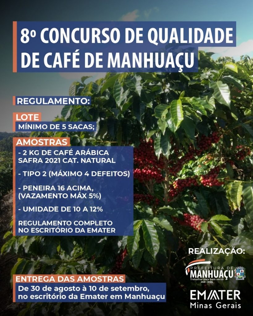 Concurso Qualidade Cafe 8 edicao Manhuacu