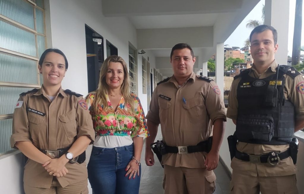 Tenene Suelen, Coord Erika, Capitao Tulio e Tenente Maxwel